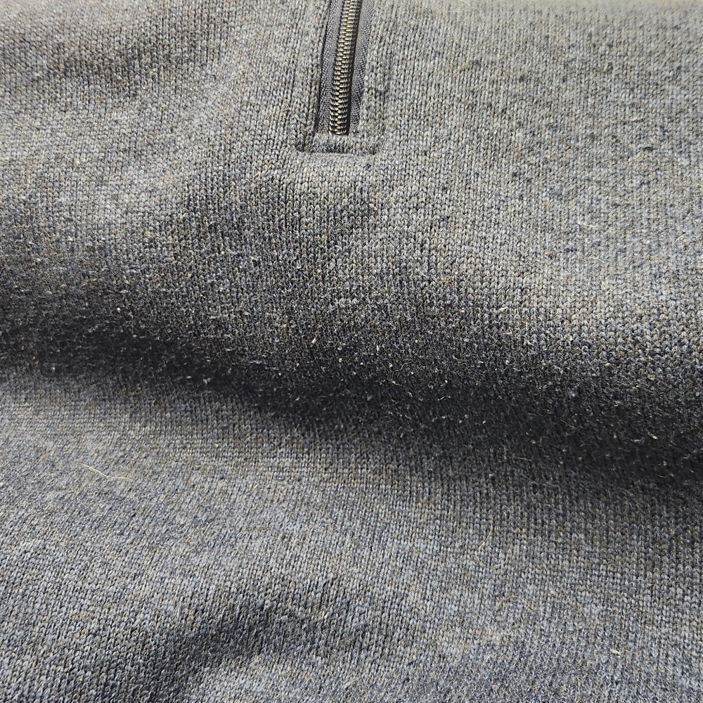 Patagonia Women's Blue Heather 1/4 Zip Pullover Better Sweater Fleece Sz M/L - Picture 9 of 9